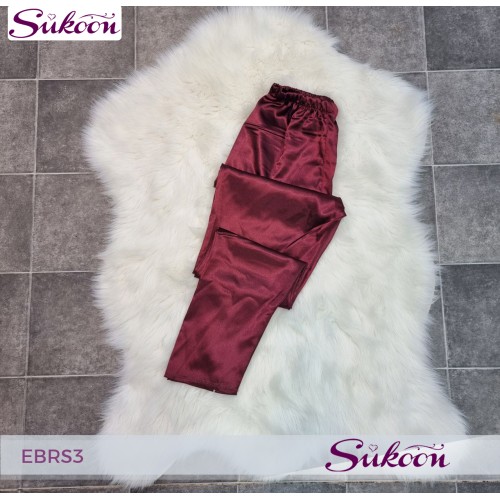 Pyjama perlé de luxe pour femme élégante 3 pièces-EBRS3-