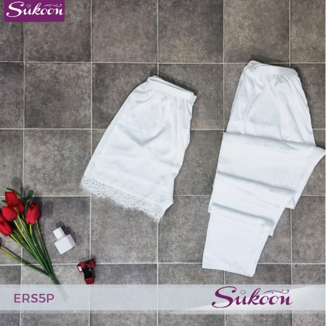 -Ensemble pyjama en soie 05 pcs -ERS5P