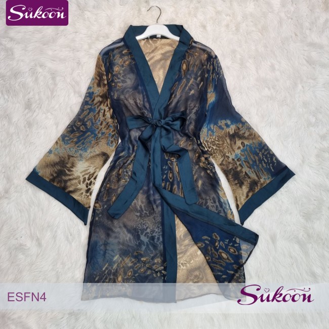 ensemble pyjama 04 pcs tigrée en vert -ESFN4-