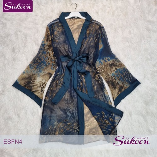 ensemble pyjama 04 pcs tigrée en vert -ESFN4-