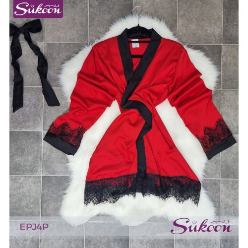 -Ensemble pyjama rouge 04 pièces-EPJ4P