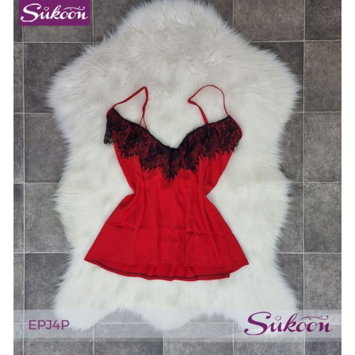 -Ensemble pyjama rouge 04 pièces-EPJ4P