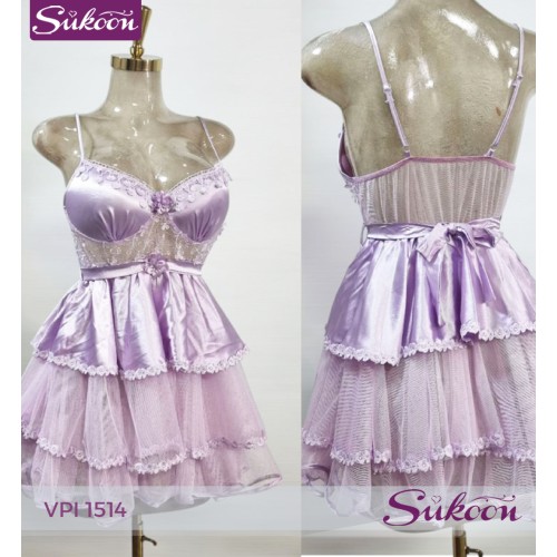 -Nuisette féminine courte -VPI 1514