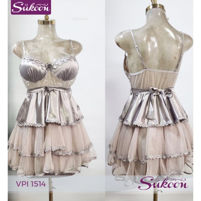 -Nuisette féminine courte -VPI 1514