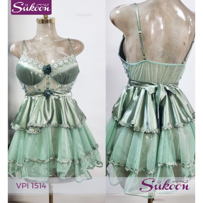 -Nuisette féminine courte -VPI 1514