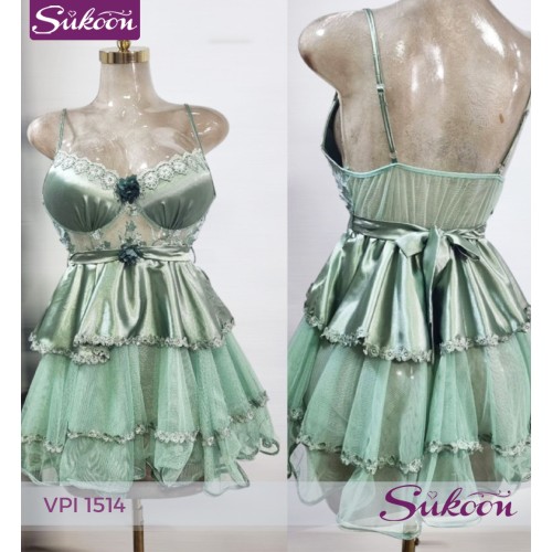 -Nuisette féminine courte -VPI 1514