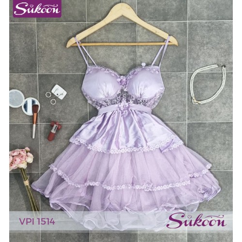 -Nuisette féminine courte -VPI 1514