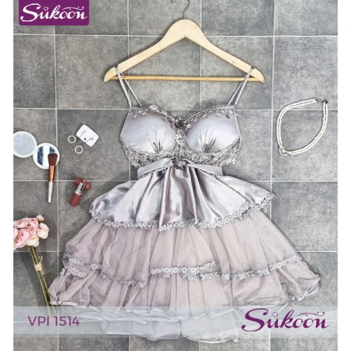 -Nuisette féminine courte -VPI 1514