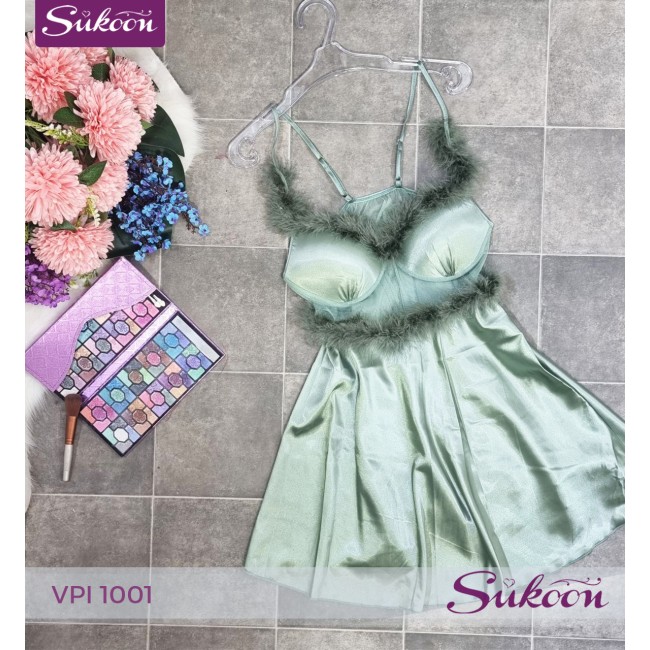 -Nuisette avec des plumes -VPI 1001