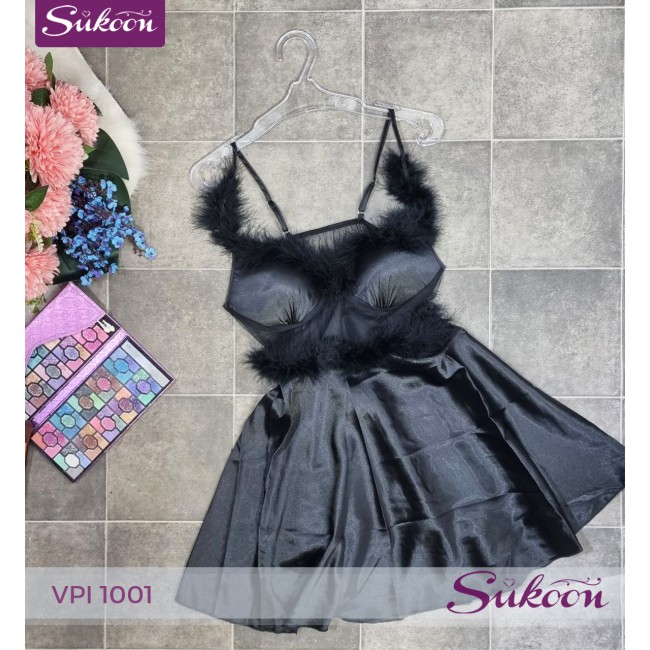 -Nuisette avec des plumes -VPI 1001