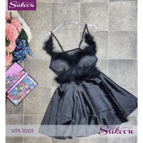 -Nuisette avec des plumes -VPI 1001