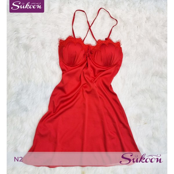 -Nuisette en soie satinée -N2
