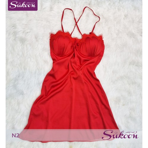 -Nuisette en soie satinée -N2