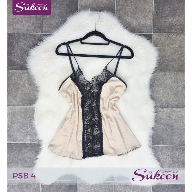 -Ensemble pyjama satiné 03 pcs-PSB4