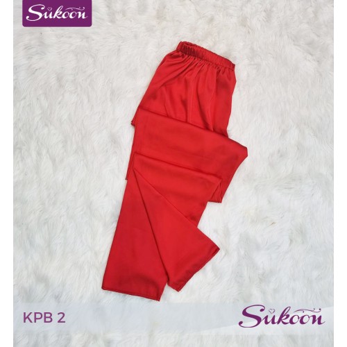 -Pyjama satiné 3 pieces -KPB2