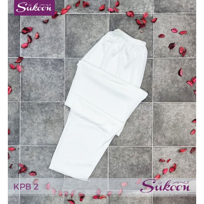 -Pyjama satiné 3 pieces -KPB2
