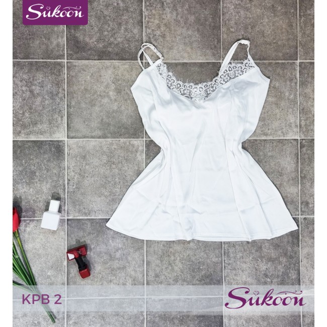 -Pyjama satiné 3 pieces -KPB2