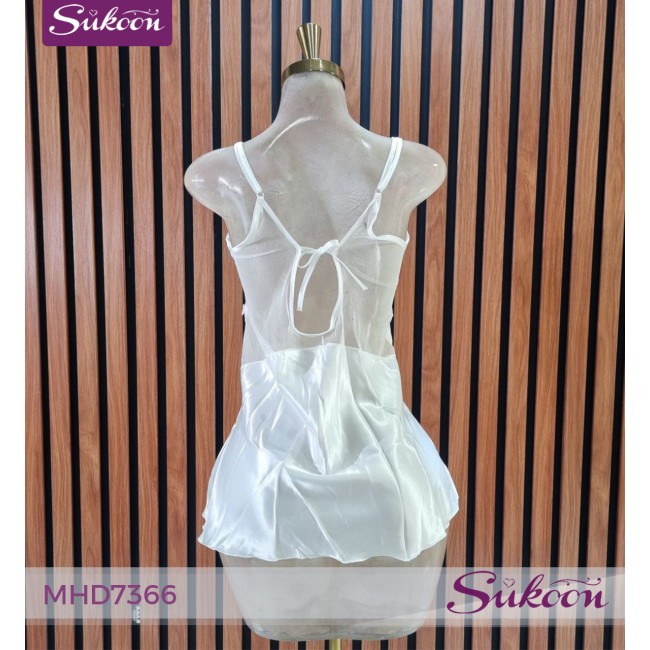 -Déshabillé courte pour la mariée-MHD7366