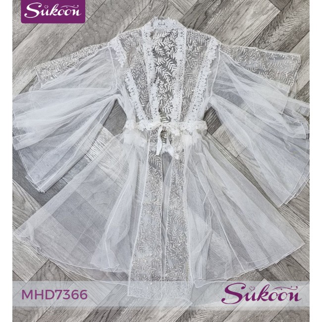 -Déshabillé courte pour la mariée-MHD7366