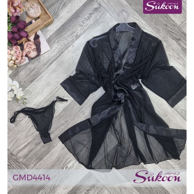 -Elégante pyjama en 4 pieces -GMD4414