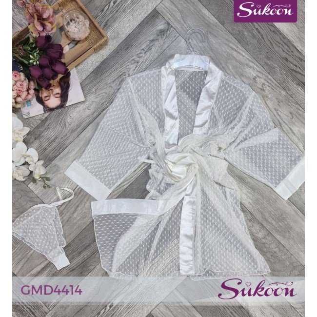 -Elégante pyjama en 4 pieces -GMD4414
