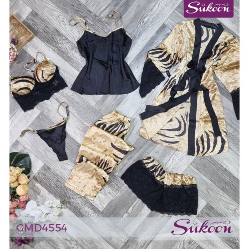 -Pyjama Leopard 6 pieces -GMD4554