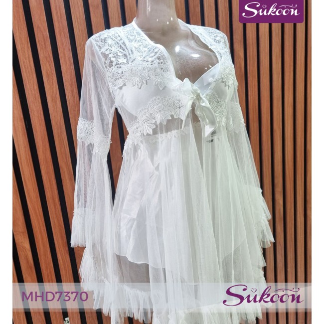 -Déshabillé Moderne 2pieses -MHD7370