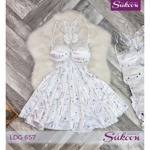 -Nuisette avec dentelle -LDG 657