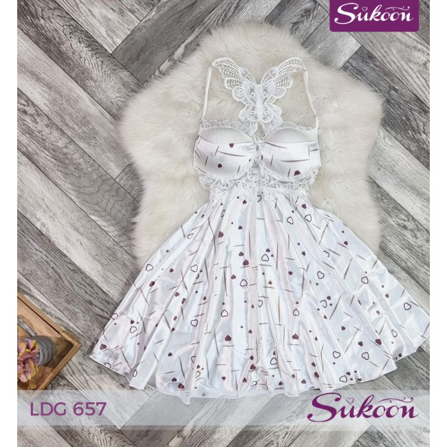 -Nuisette avec dentelle -LDG 657