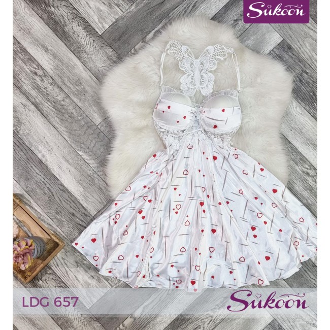 -Nuisette avec dentelle -LDG 657