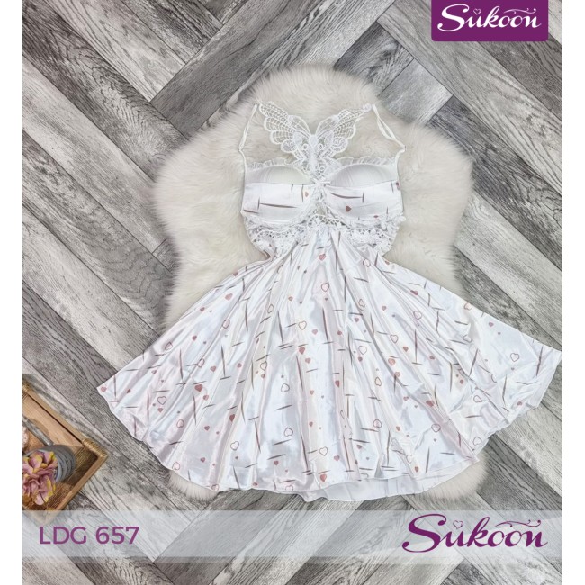 -Nuisette avec dentelle -LDG 657