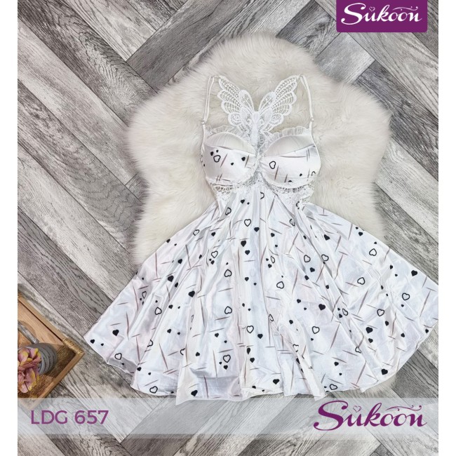 -Nuisette avec dentelle -LDG 657