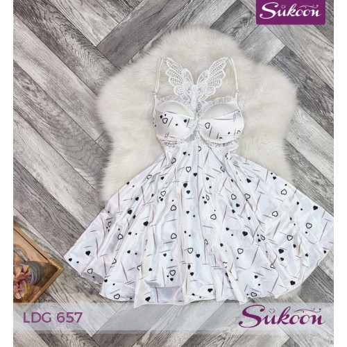 -Nuisette avec dentelle -LDG 657