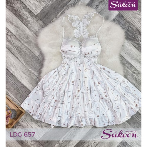 -Nuisette avec dentelle -LDG 657