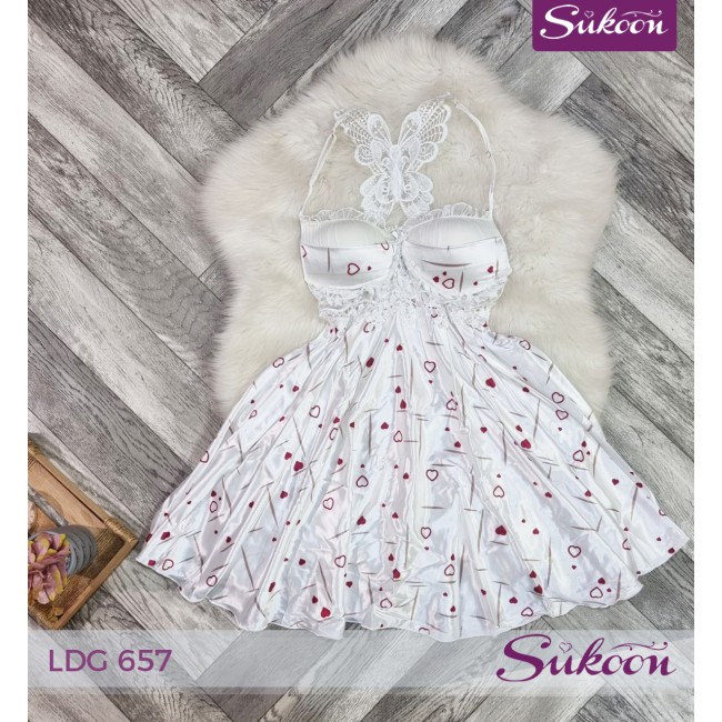 -Nuisette avec dentelle -LDG 657