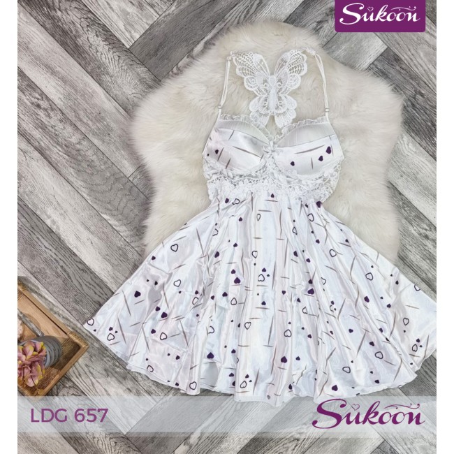 -Nuisette avec dentelle -LDG 657