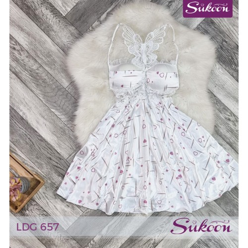 -Nuisette avec dentelle -LDG 657