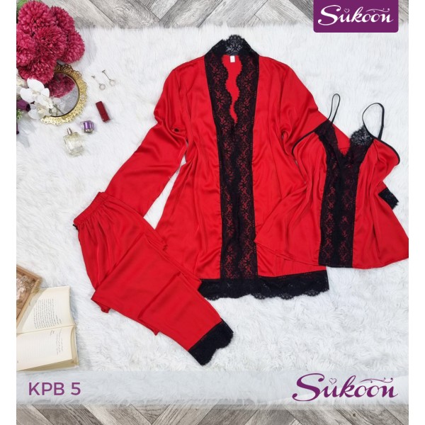 -Ensemble 3 pieces en beige -KPB5 2