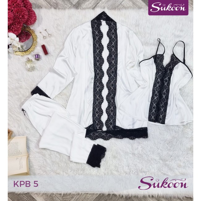 -Ensemble 3 pieces en beige -KPB5