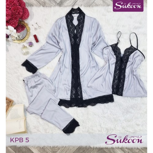 -Ensemble 3 pieces en beige -KPB5