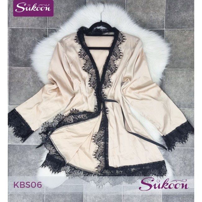 -Pyjama dentelle 3psc -KBS06