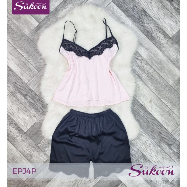 -Ensemble pyjama jaune 04 pièces-EPJ4P