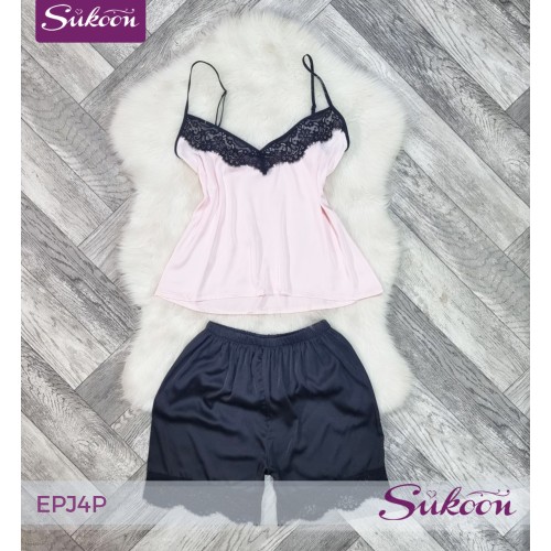 -Ensemble pyjama jaune 04 pièces-EPJ4P