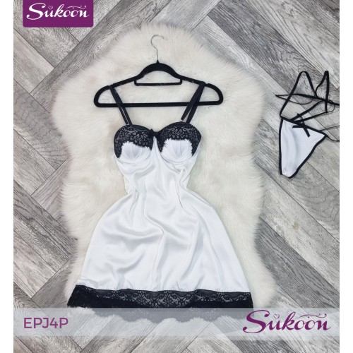 -Ensemble pyjama jaune 04 pièces-EPJ4P