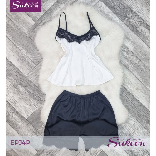 -Ensemble pyjama jaune 04 pièces-EPJ4P