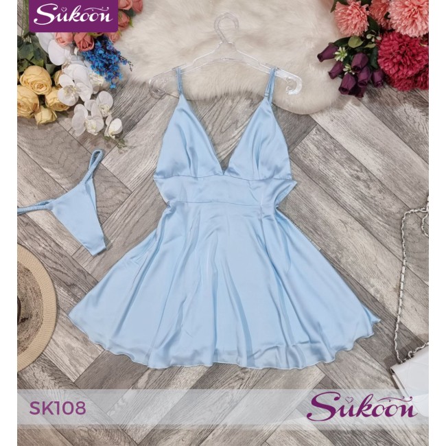 -Touch d’été en satin -SK108