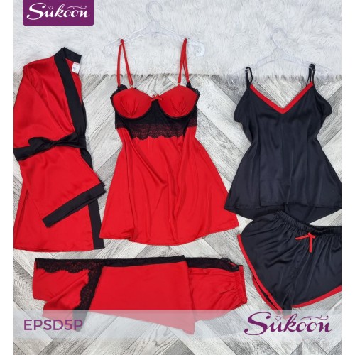 -Ensemble pyjama 5 psc -EPSD5P