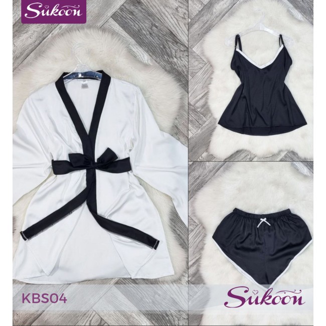 -Pyjama rose 3 psc -KBS04