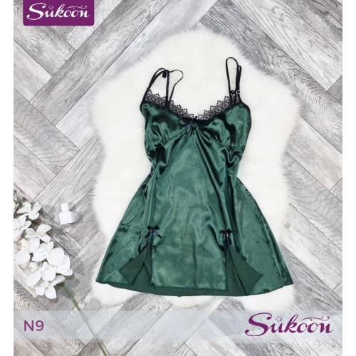 -Nuisette en satin -N9