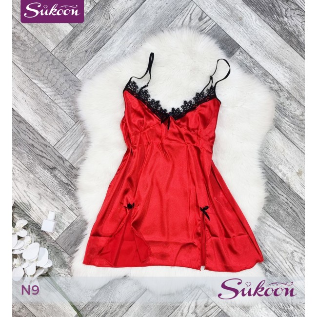 -Nuisette en satin -N9